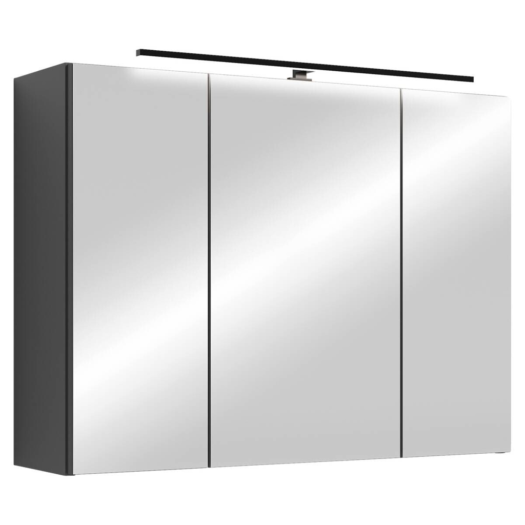 Spiegelschrank SPREE anthrazit B/H/T: ca. 80x60x15 cm