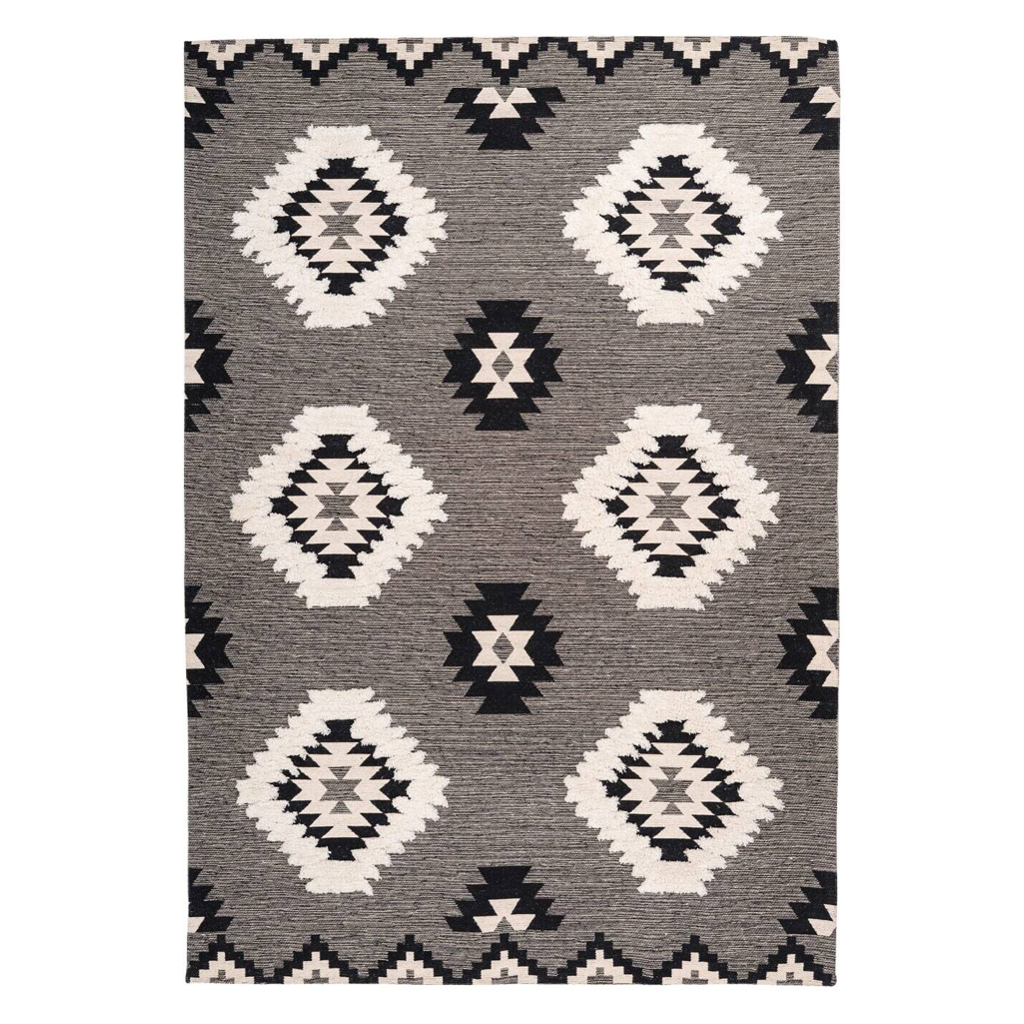 Arte Espina Kurzflorteppich Ethnie 425 grau B/H/L: ca. 200x1x290 cm