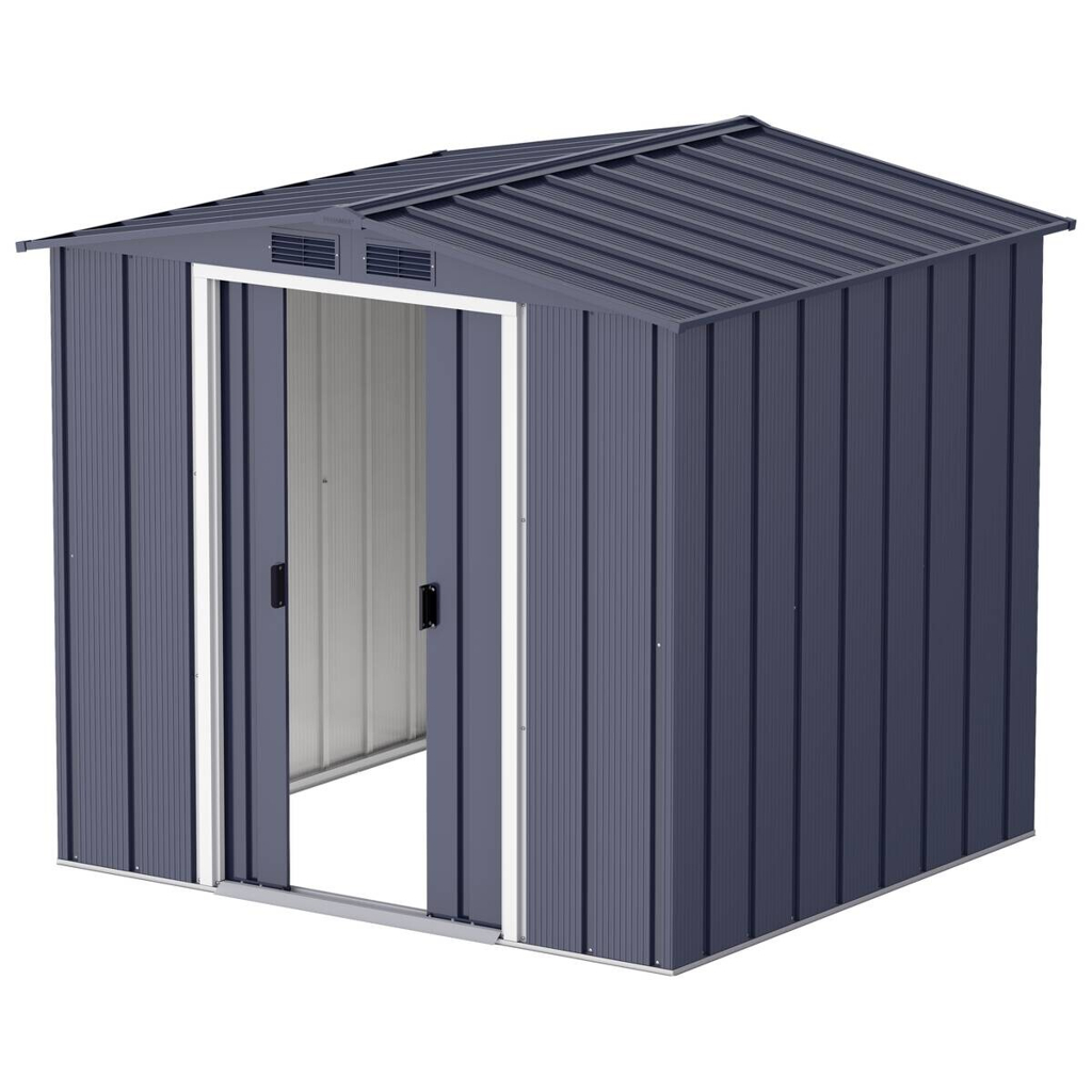 VCM Gerätehaus anthrazit B/H/L: ca. 202x181x174 cm