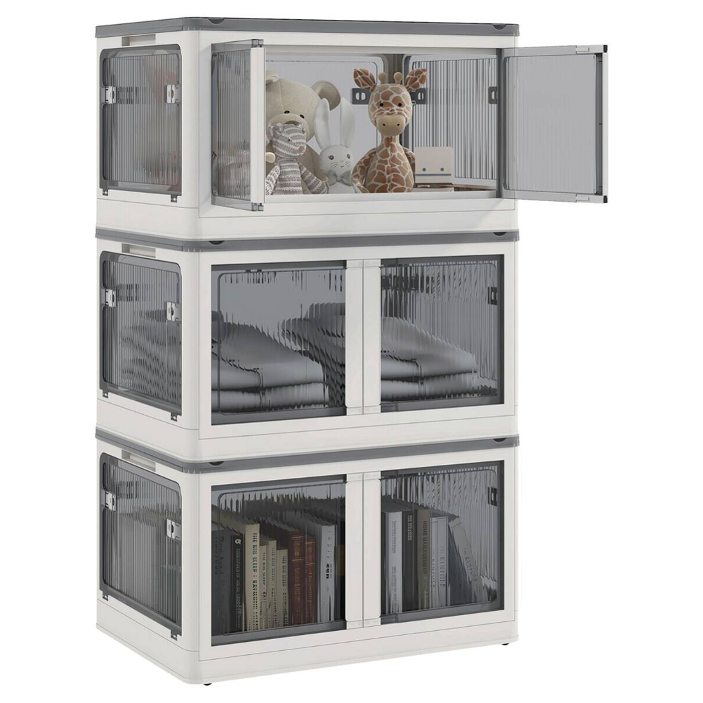 HOMCOM Aufbewahrungsbox weiß B/H/L: ca. 42x60x34 cm
