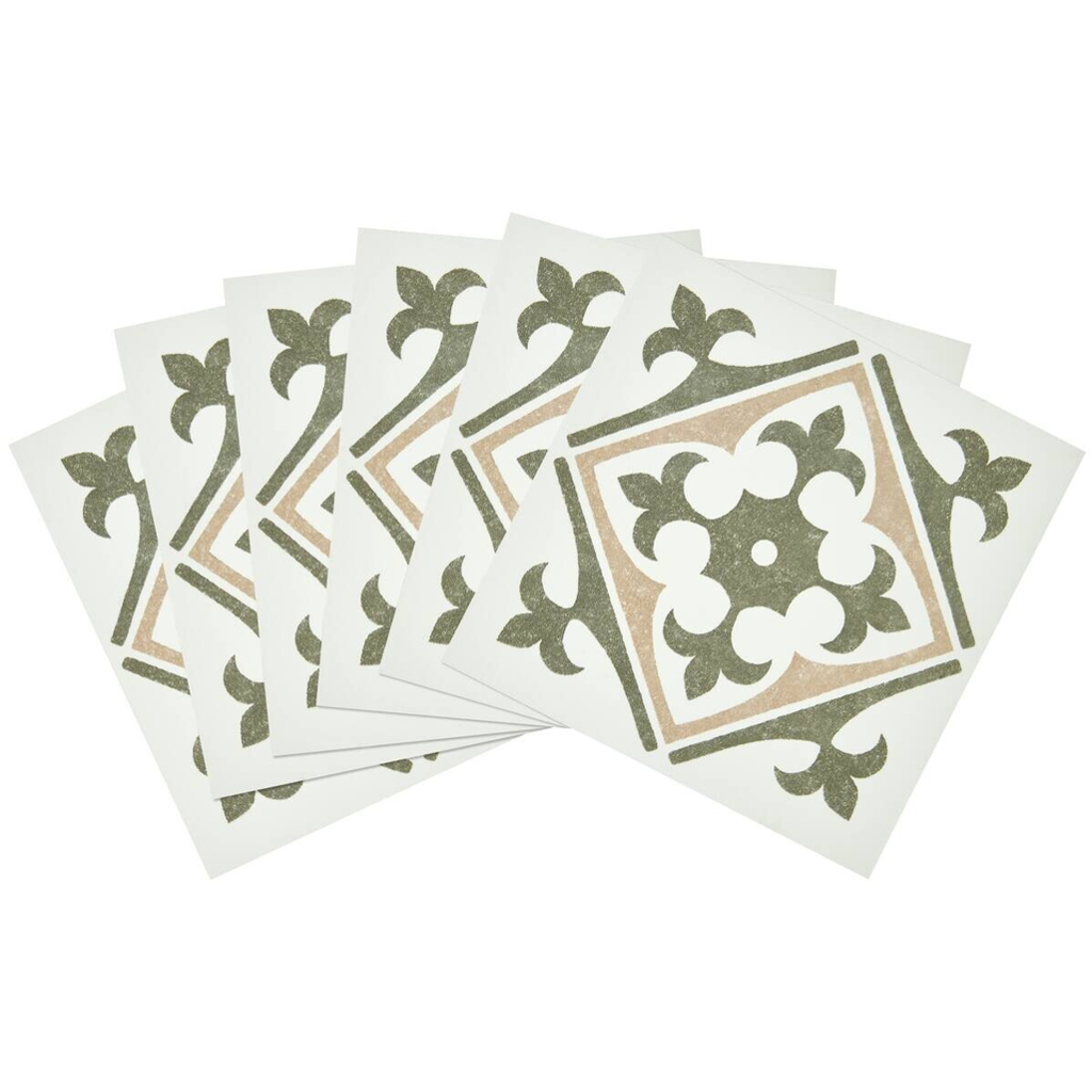 d-c-fix Wandfliese selbstklebend olive B/L: ca. 15,25x15,25 cm