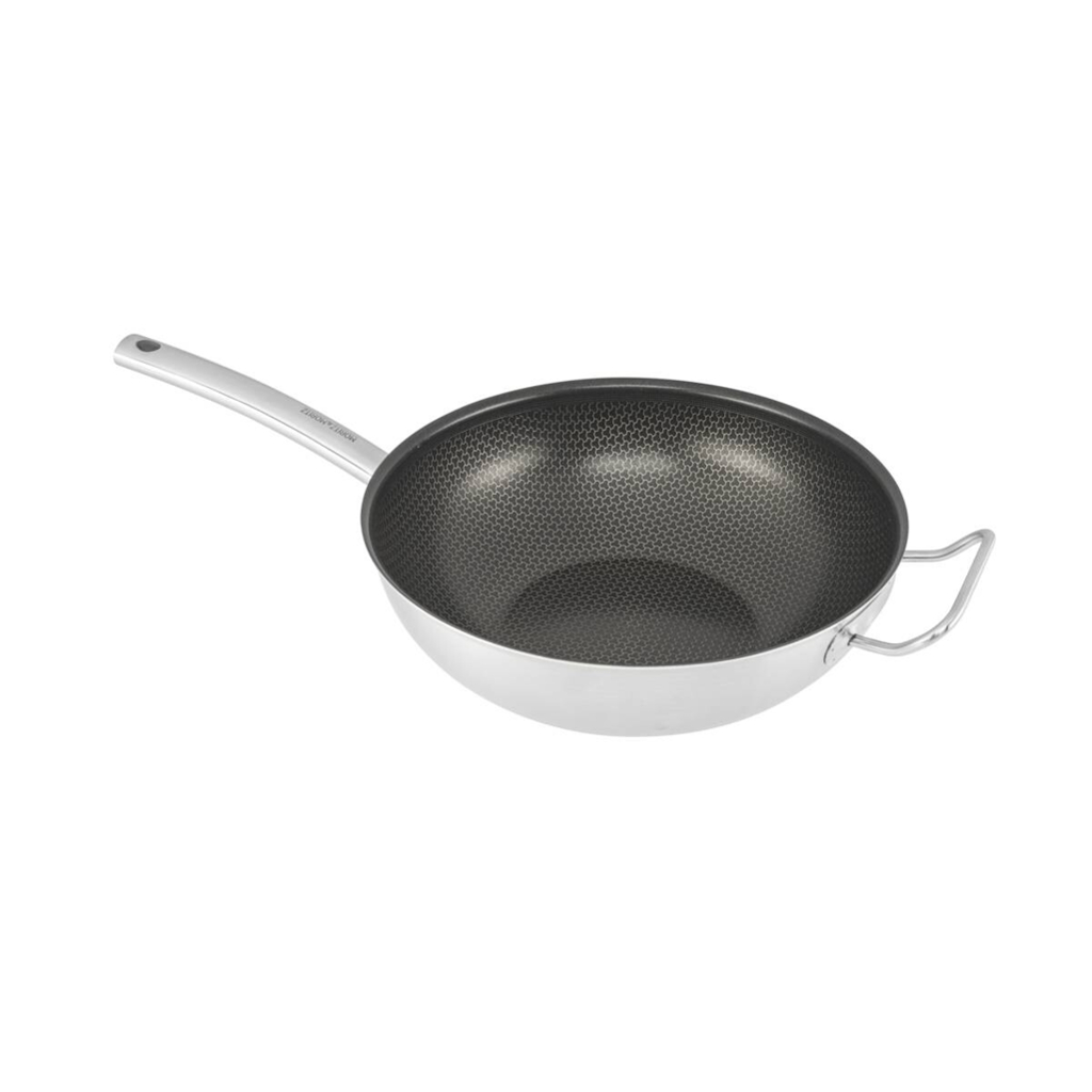 Moritz & Moritz Wokpfanne silber Aluminium