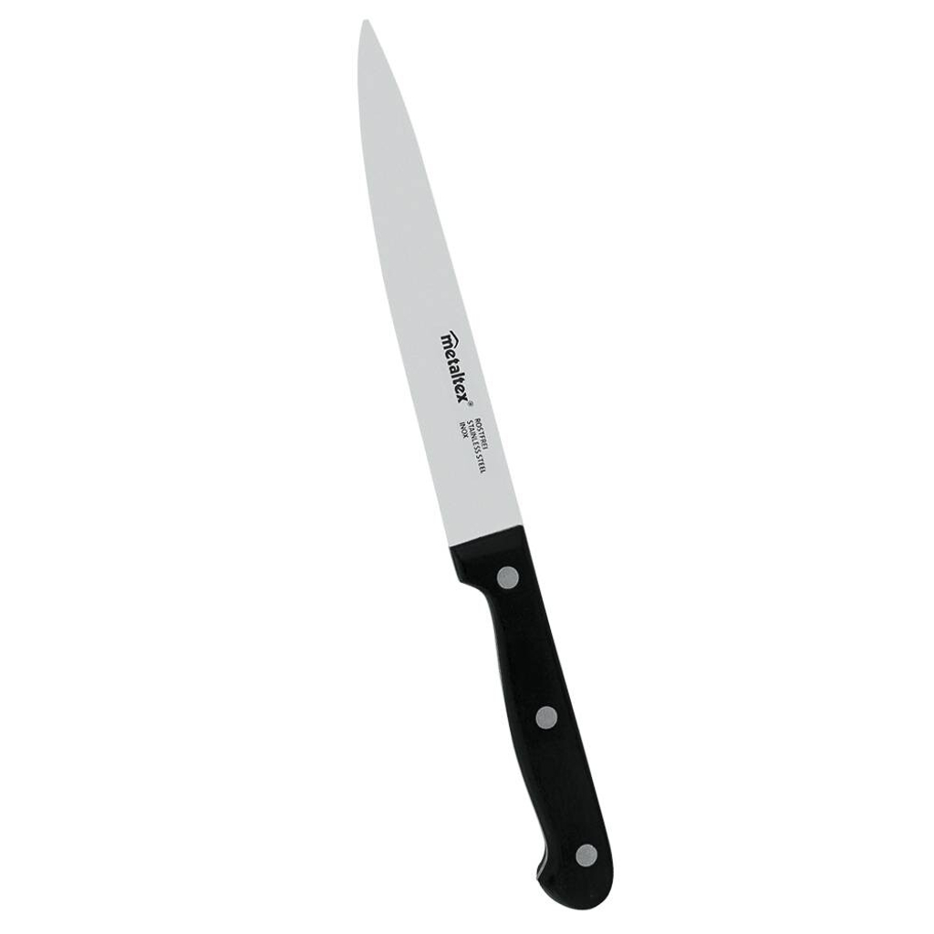 Metaltex Fleischmesser silber Edelstahl B/H/L: ca. 1,8x34,3x6,8 cm