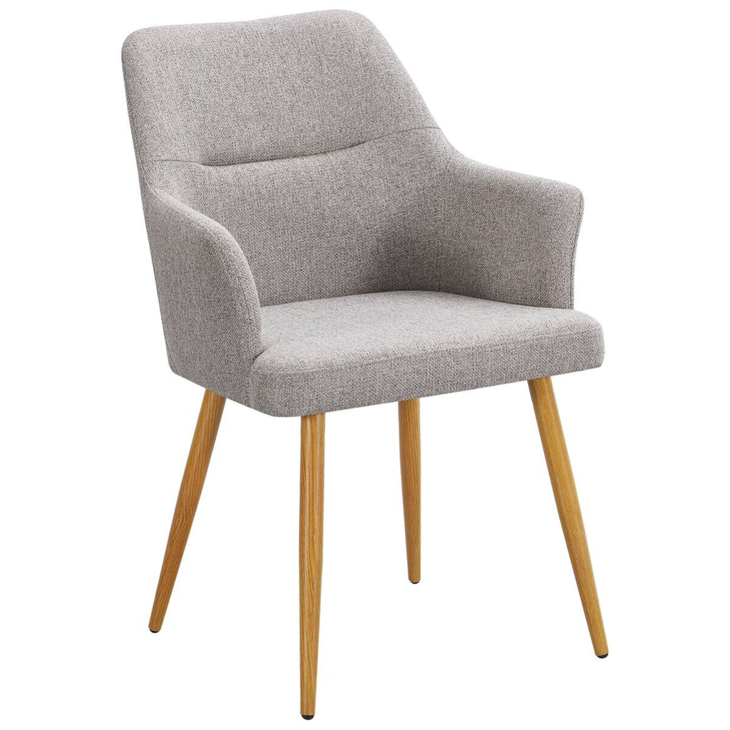 Armlehnstuhl Inga beige Webstoff B/H/T: ca. 57x86x63,5 cm