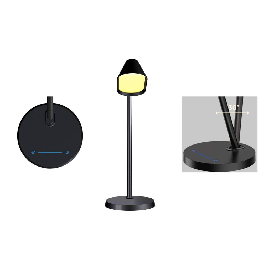 Mmoods LED-Tischlampe B/H/L: ca. 17,5x43x48 cm