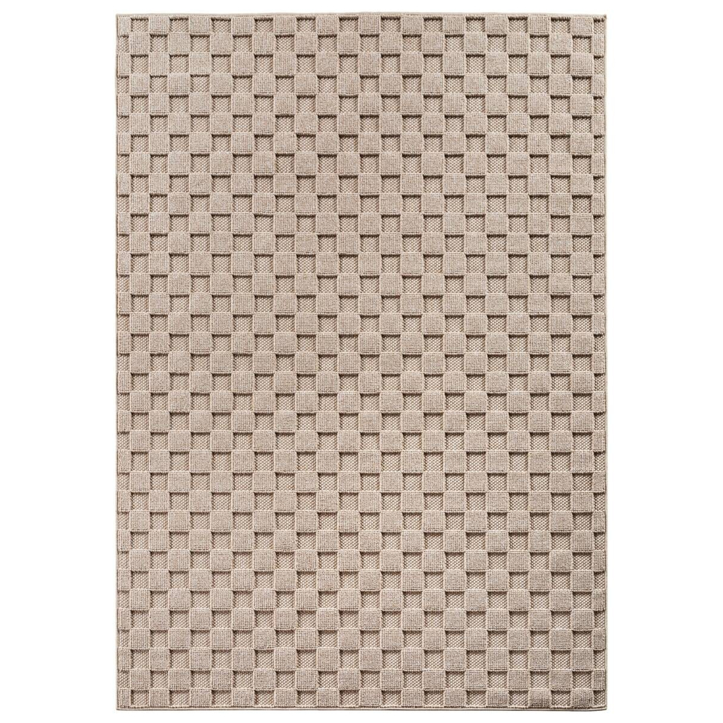 Ayyildiz Kurzflorteppich HELIX beige B/H/L: ca. 140x0,7x200 cm