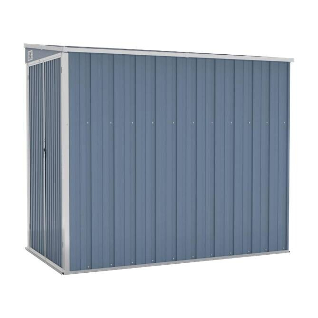vidaXL Gartenhaus grau B/H/T: ca. 118x178x194 cm
