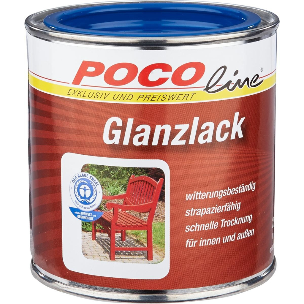 POCOline Acyl Buntlack enzianblau glänzend ca. 0,25 l