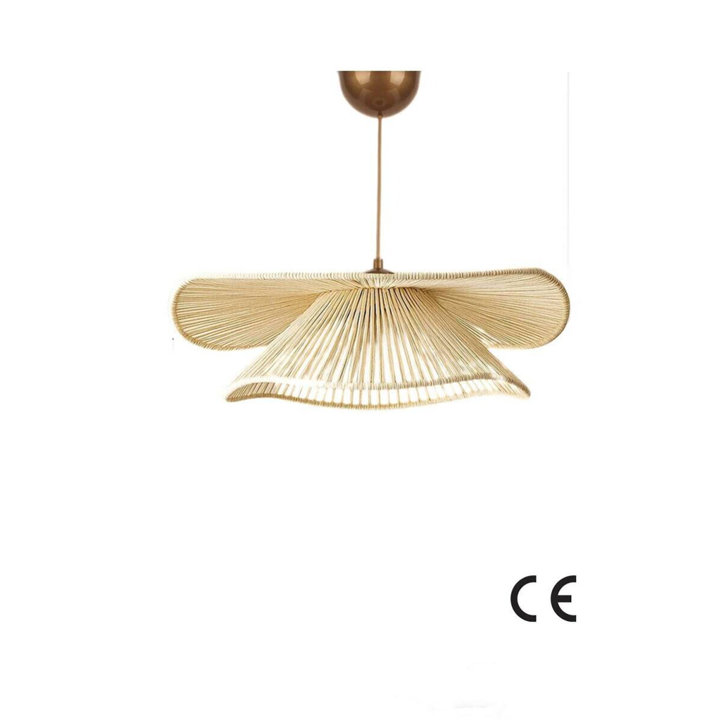 Opviq Pendelleuchte Duvela creme B/H/T/L/D: ca. 50x52x50x50x50 cm E27 1 Brennstellen