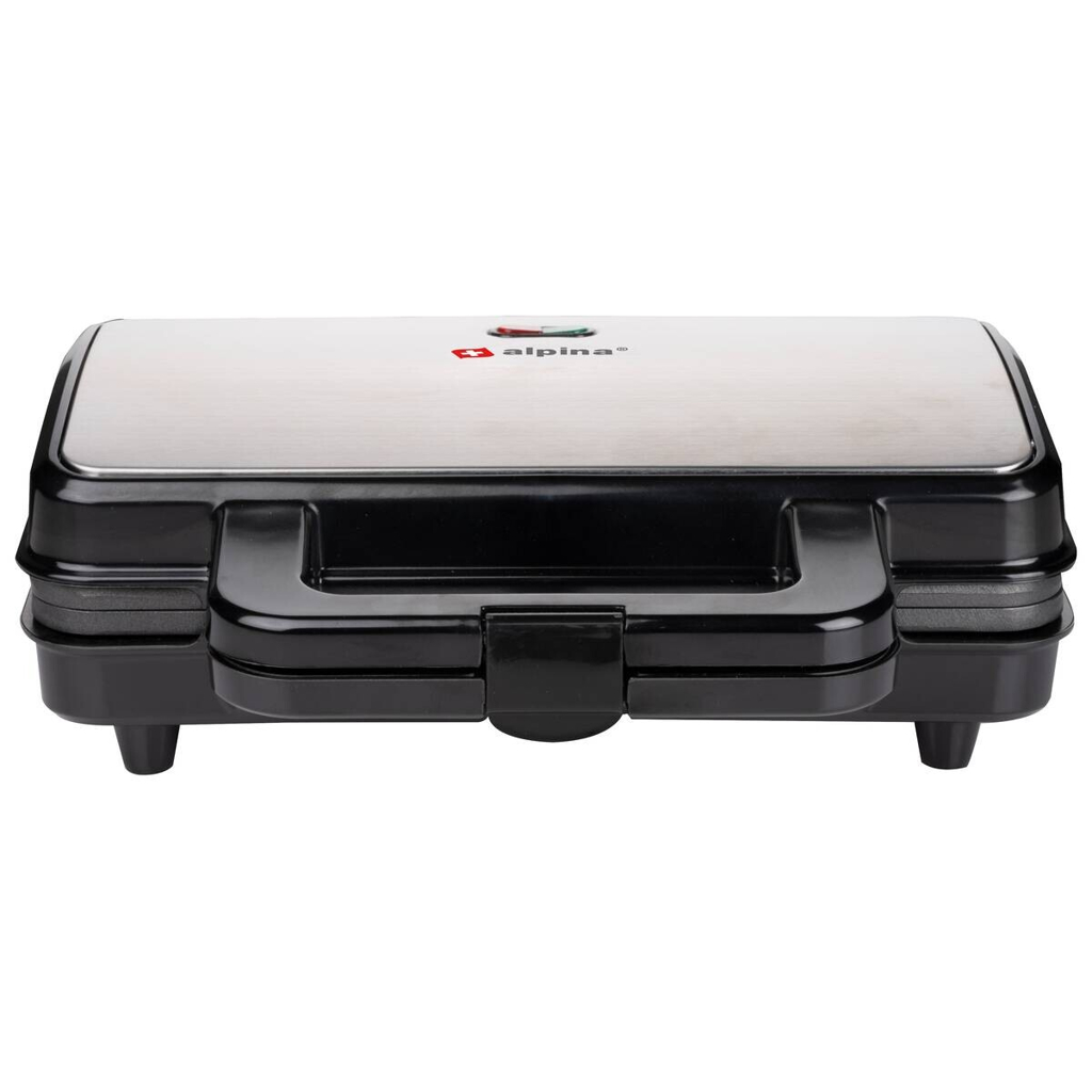 Sandwichtoaster silber schwarz B/H/L: ca. 12x26,5x31,5 cm 601706700