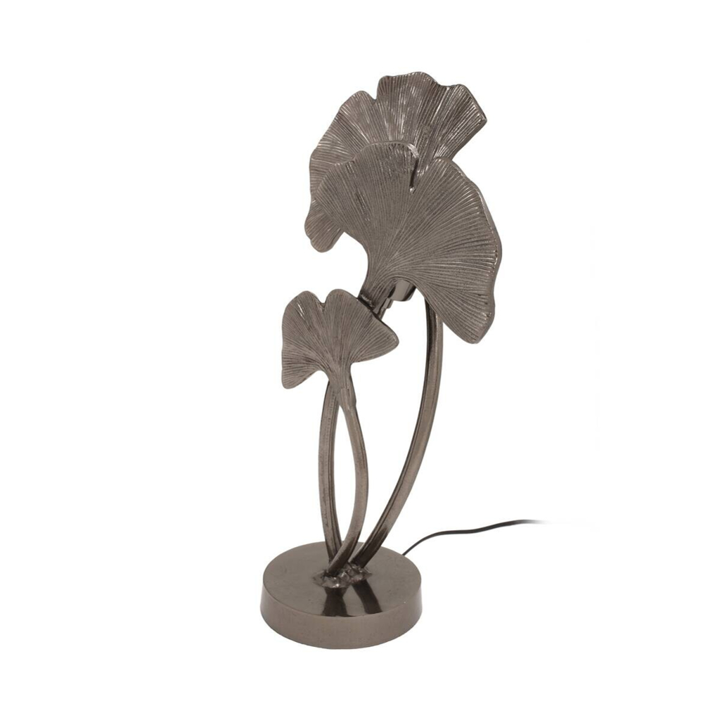 Kayoom Tischleuchte schwarz PVC Aluminium B/H/L: ca. 28x52x16 cm E27 1 Brennstellen