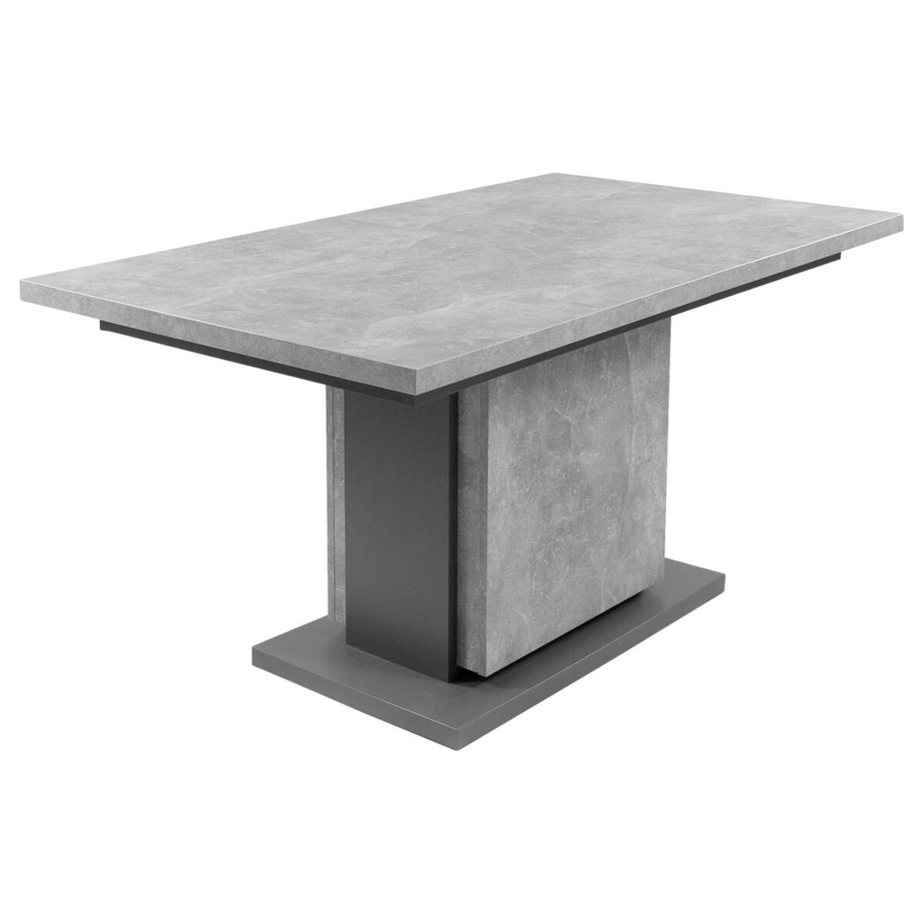 Tisch BRITTA Beton Optik anthrazit B/H/T: ca. 140x75x80 cm