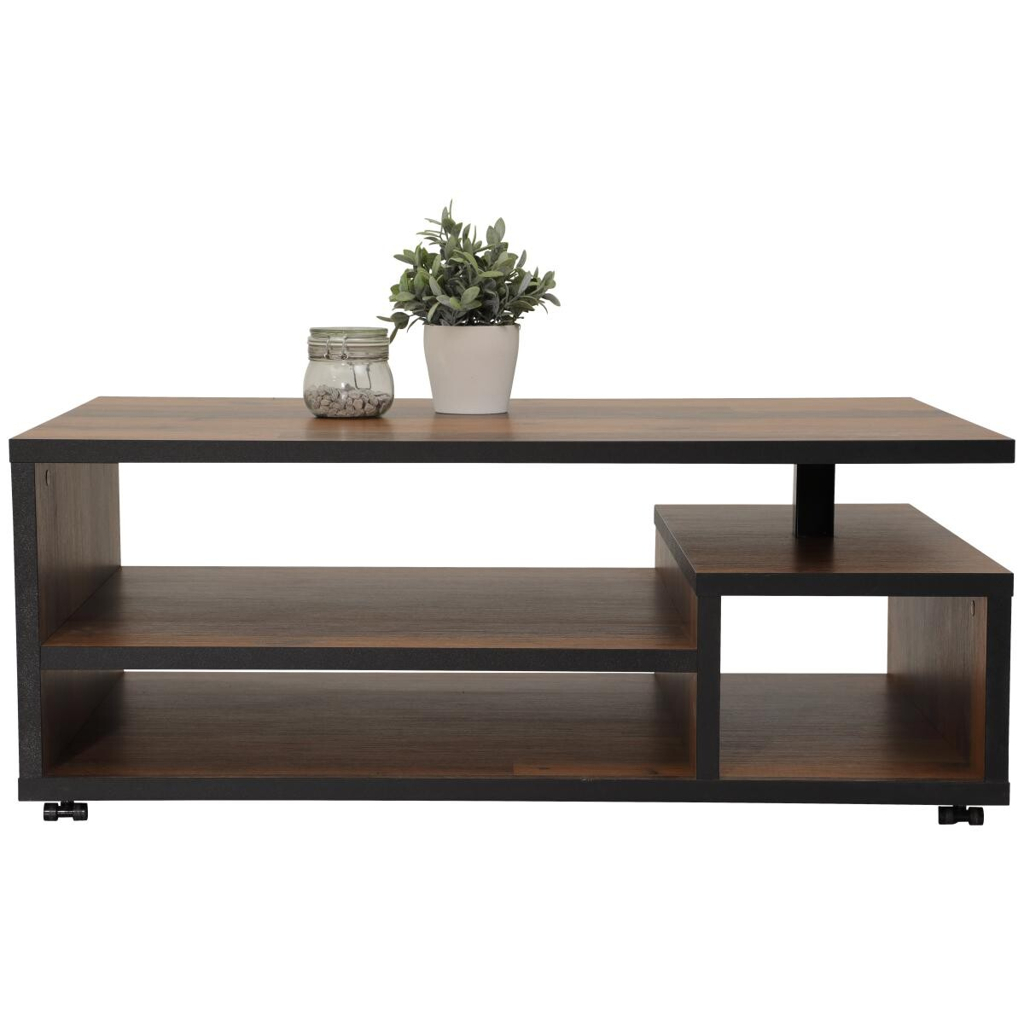 Couchtisch Eike Old Wood schwarz Nachbildung B/H/T: ca. 110x50x68 cm