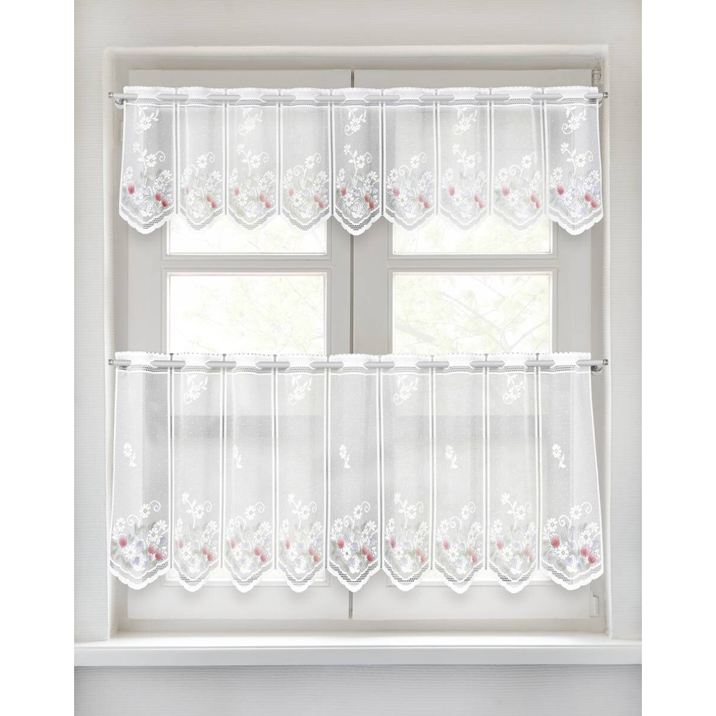 POCOline Scheibengardine Devin bunt B/L: ca. 140x45 cm