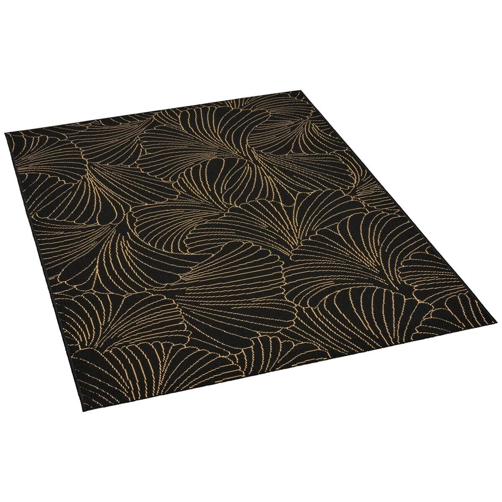 Webteppich Luxus schwarz B/L: ca. 160x230 cm