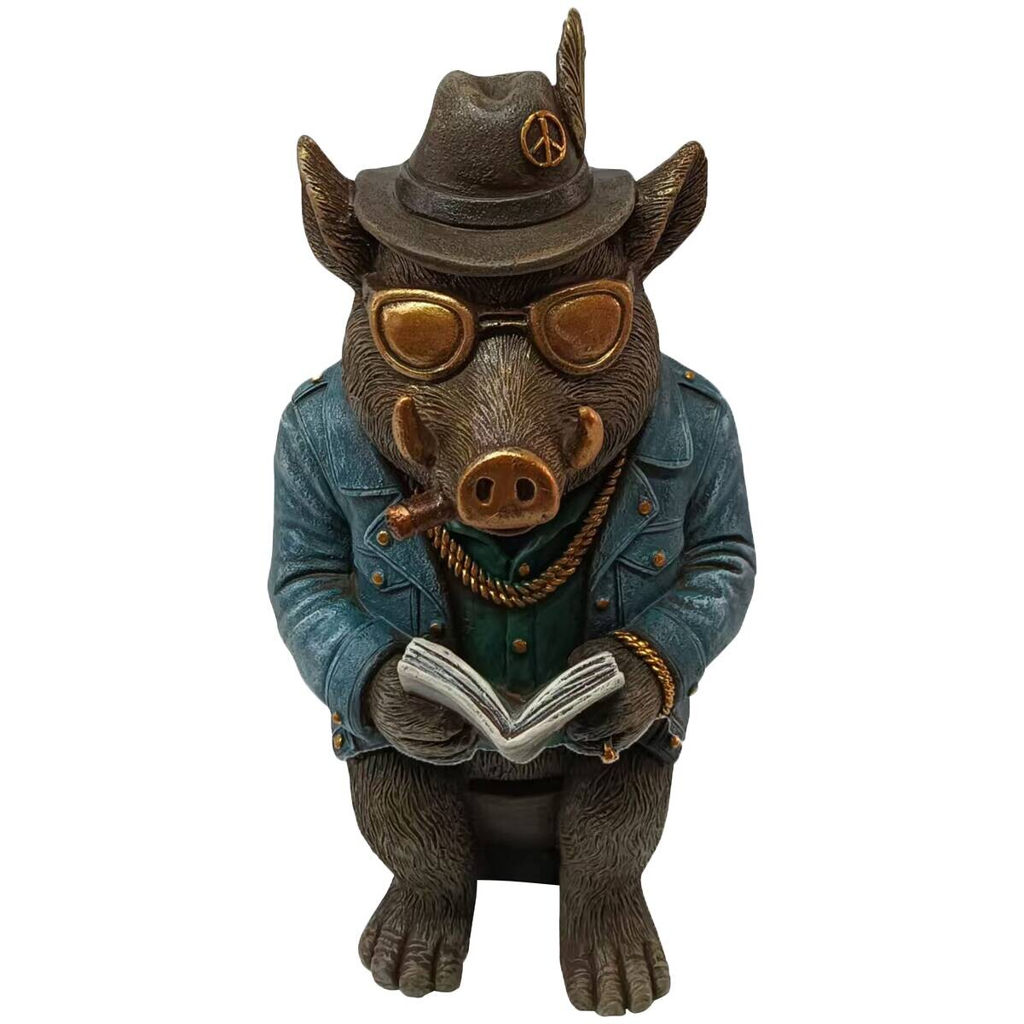 Deko-Figur gold Polyresin B/H: ca. 20x10 cm