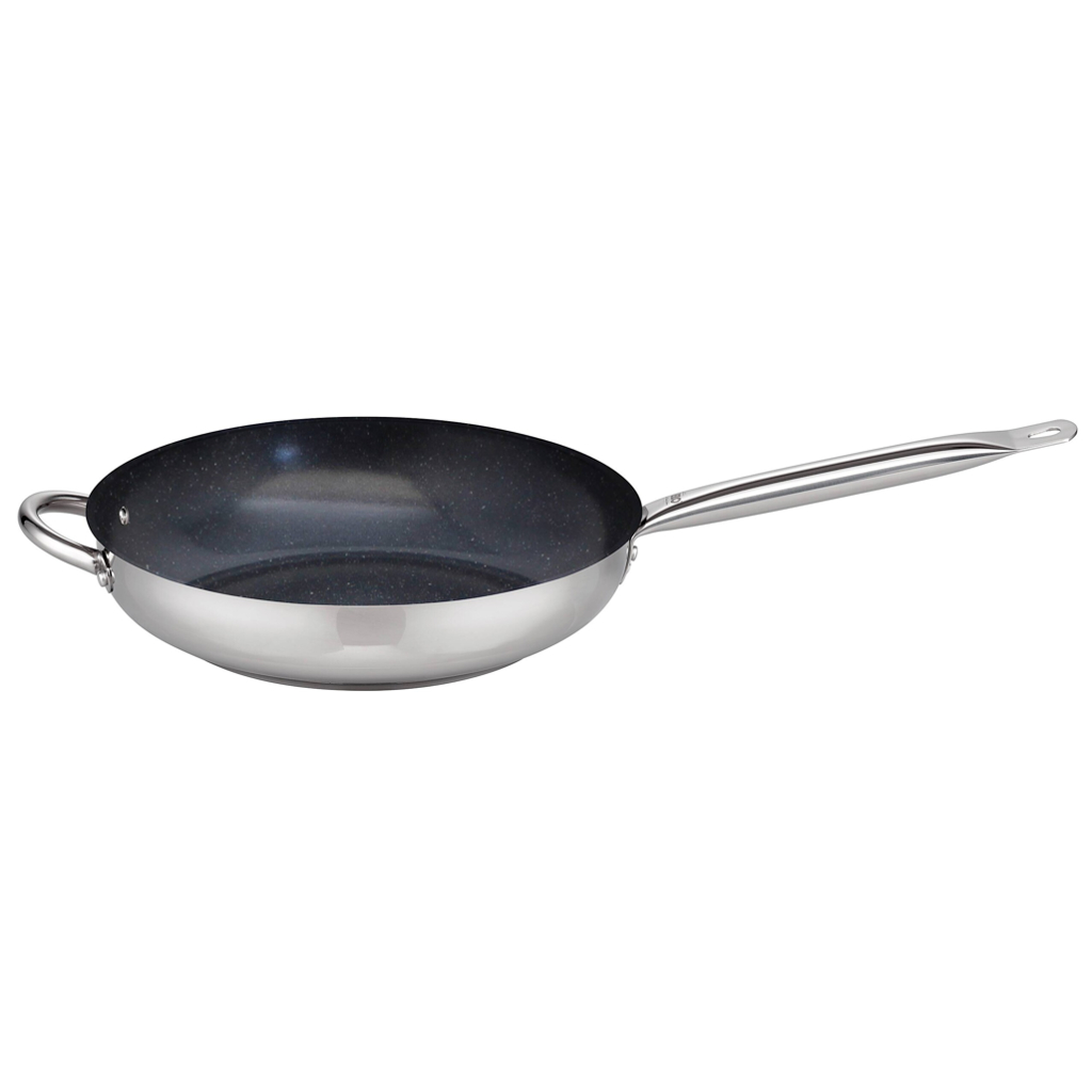 ELO Bratpfanne silber Edelstahl H/D: ca. 6x32 cm