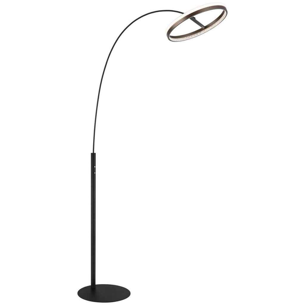 GLOBO LED-Pendelleuchte grau schwarz Metall Kunststoff B/H/L: ca. 39,5x190,4x92,5 cm 1 Brennstellen