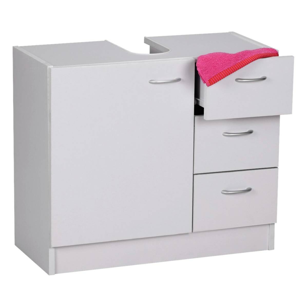 Waschbeckenunterschrank weiß B/H/T: ca. 30x54x63 cm