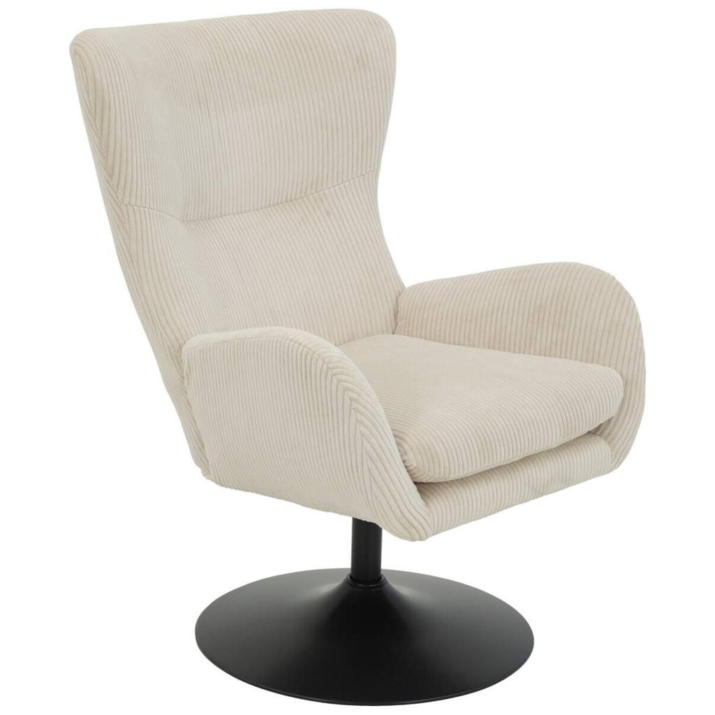 Sessel Samos beige Microfaser B/H/T: ca. 72x96x81 cm