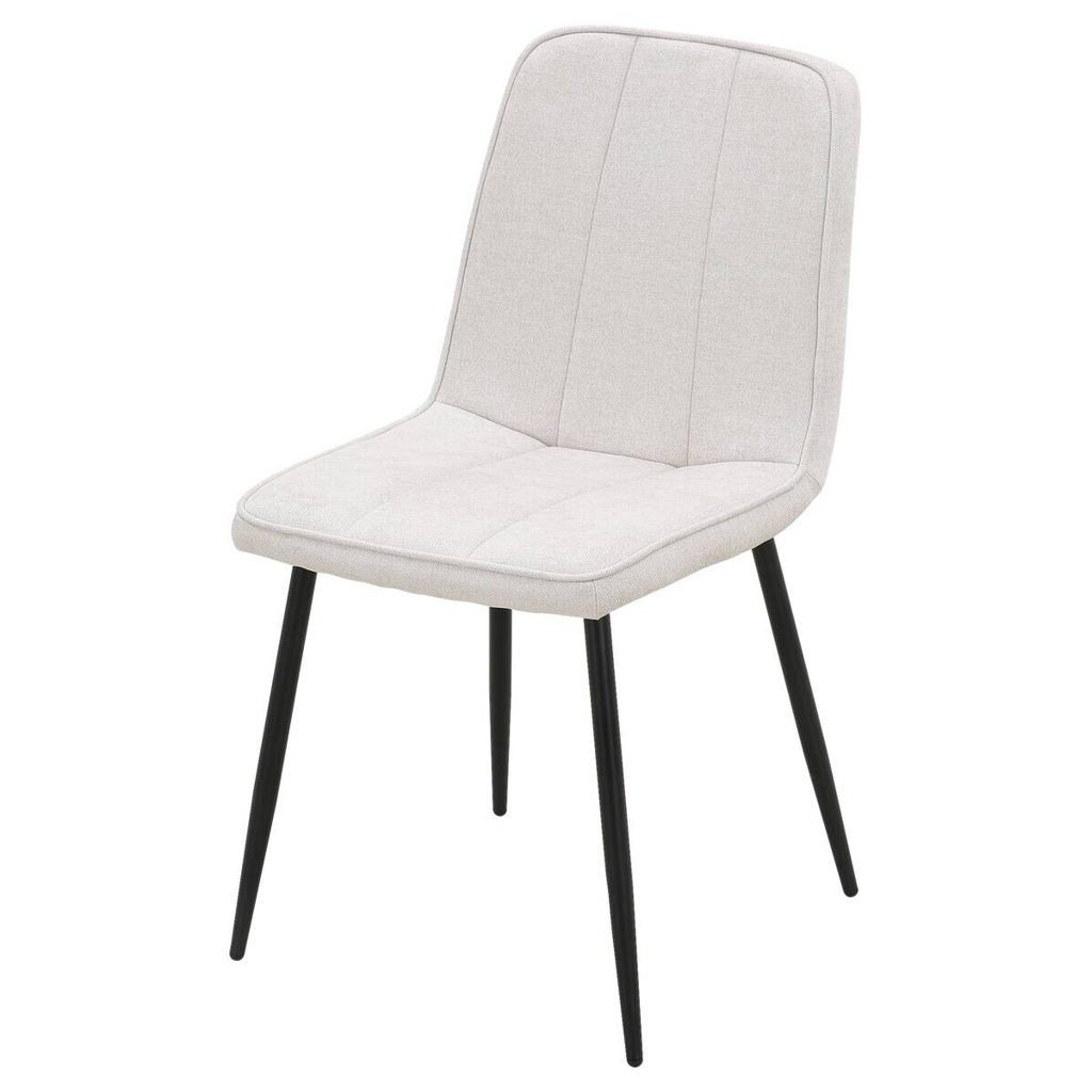 Stuhl KIM beige Webstoff B/H/T: ca. 45x87x58,5 cm