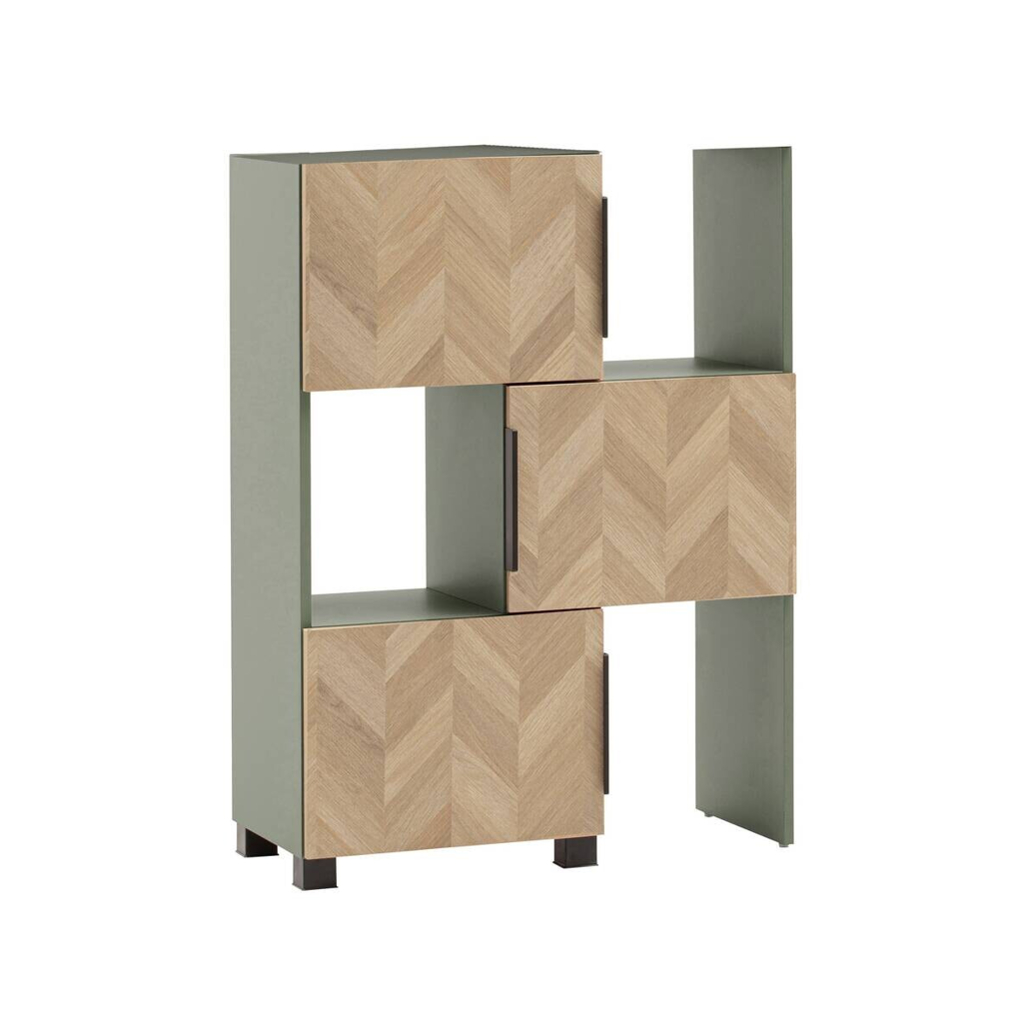 Regal Piazza Pistazie Eiche Nachbildung B/H/T: ca. 78x101,6x34,7 cm