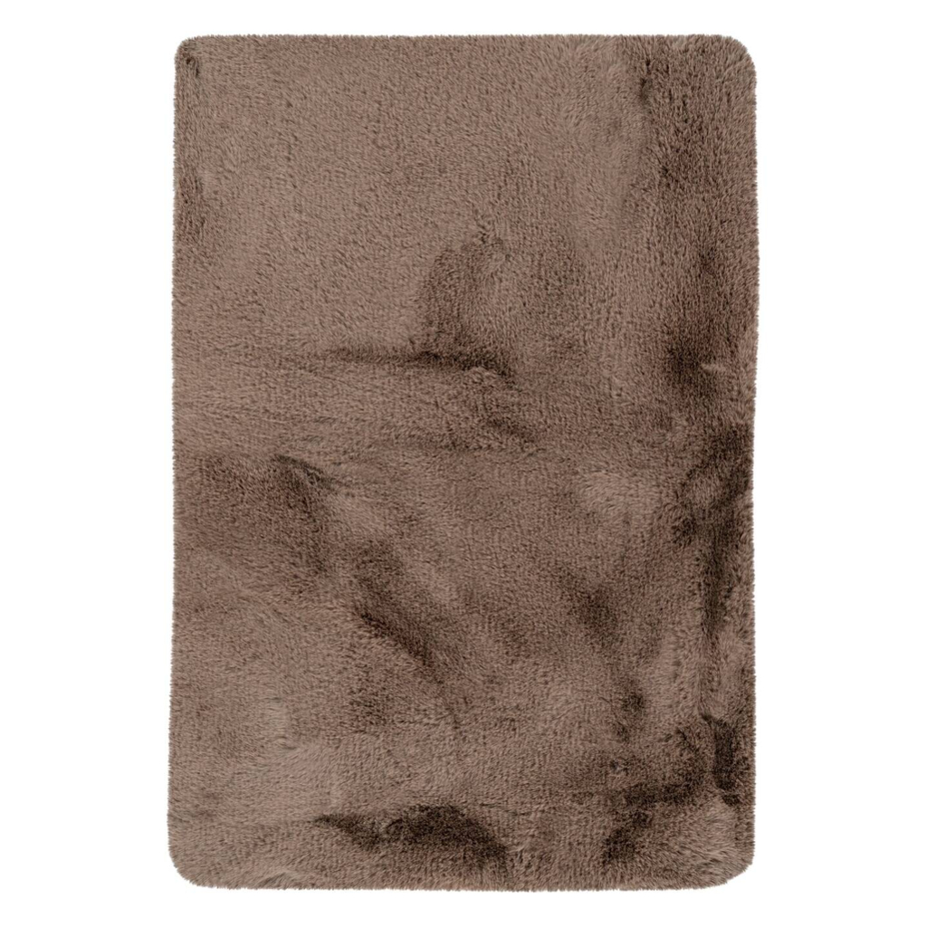 Kayoom Hochflorteppich Badematte Rabbit 225 sand B/H/L: ca. 40x3,5x60 cm