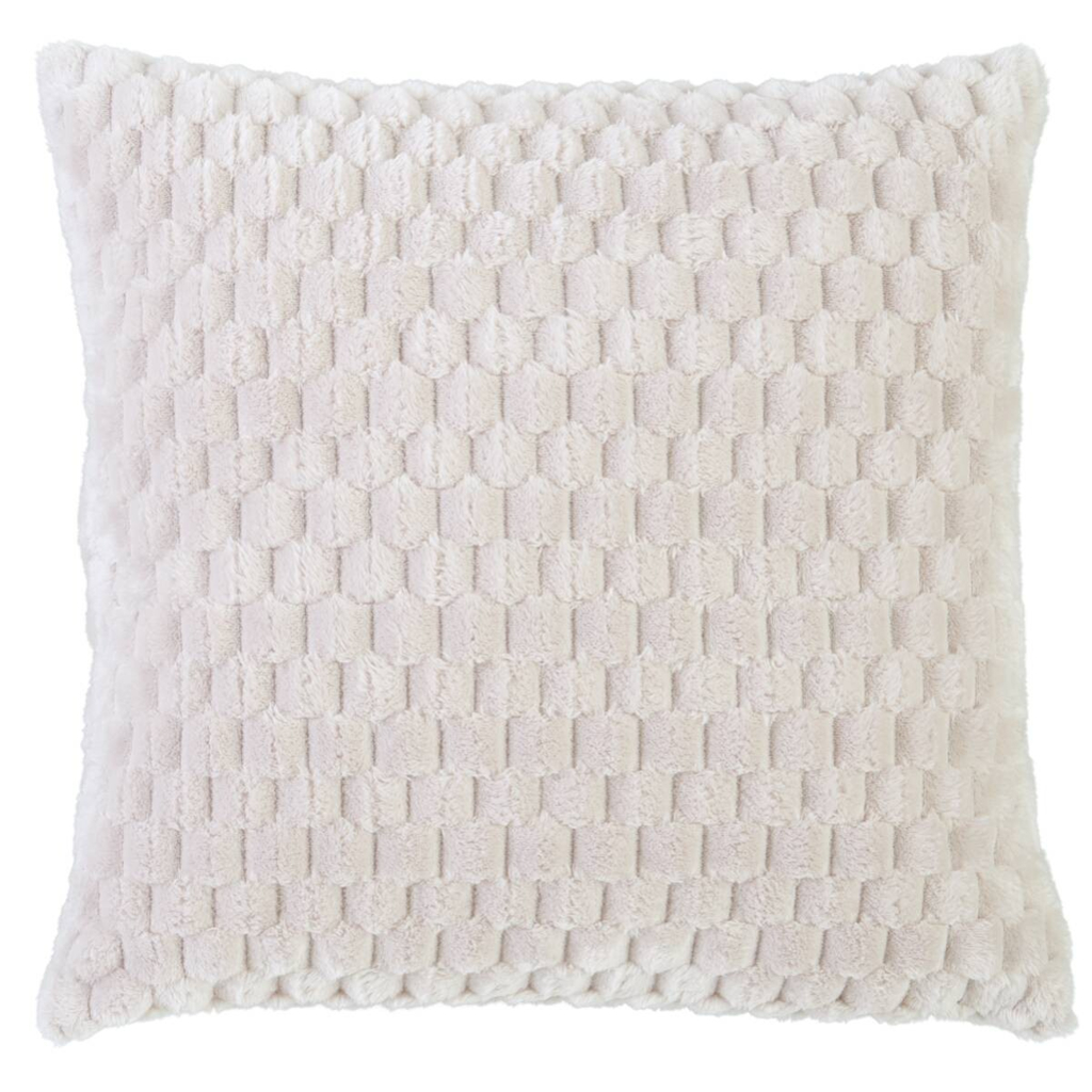 Dekokissen Wabe beige Polyester B/L: ca. 45x45 cm