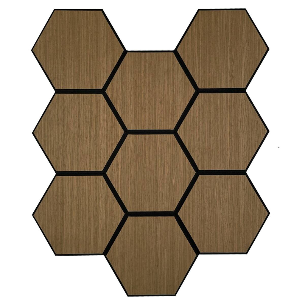 Wandpaneel braun B/H: ca. 55x65 cm