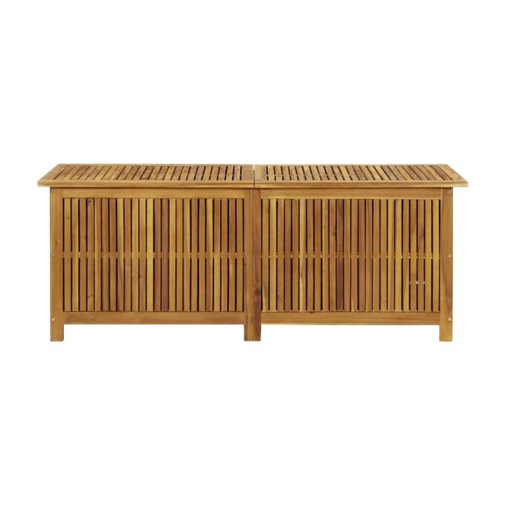 vidaXL Aufbewahrungsbox braun Akazie B/H/T/L: ca. 50x58x50x150 cm