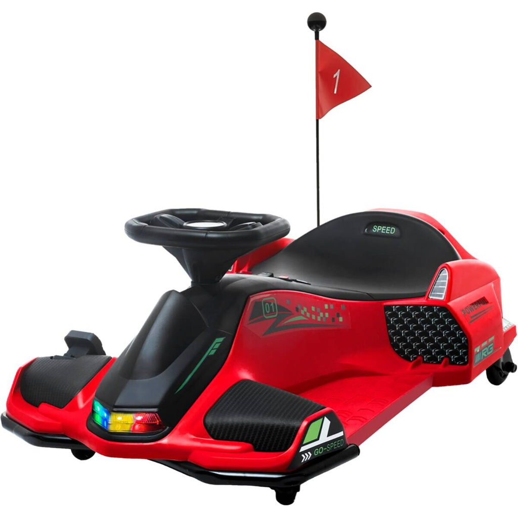 HOMCOM Kinder Elektro Gokart rot B/H/L: ca. 53x99x90 cm