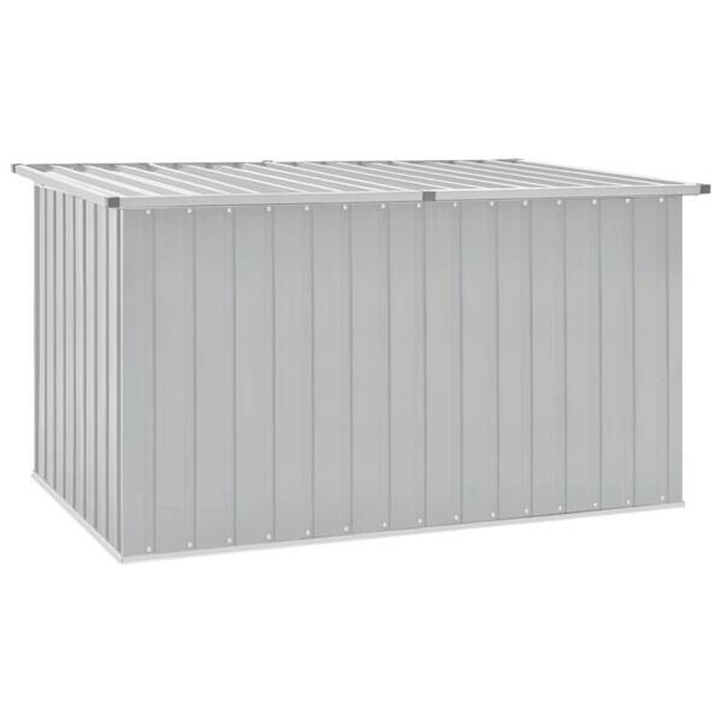 vidaXL Aufbewahrungsbox grau Kunststoff B/H/T/L: ca. 99x93x99x171 cm