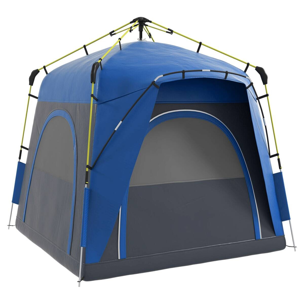 Outsunny Campingzelt blau Aluminium B/H/L: ca. 240x199x240 cm