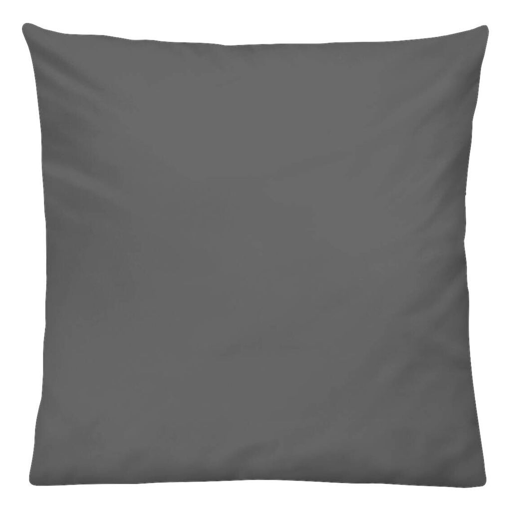 Kissenbezug Jersey Graphit Baumwolle B/L: ca. 80x80 cm