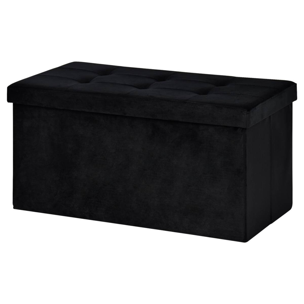 POCOline Sitzbank schwarz B/H/L: ca. 38x38x76 cm