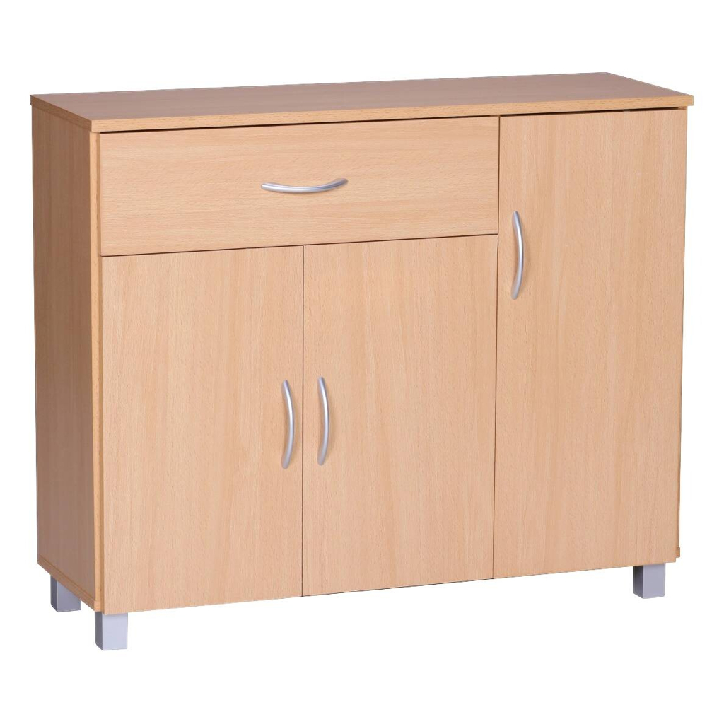Sideboard buche Nachbildung silber B/H/T: ca. 90x75x30 cm