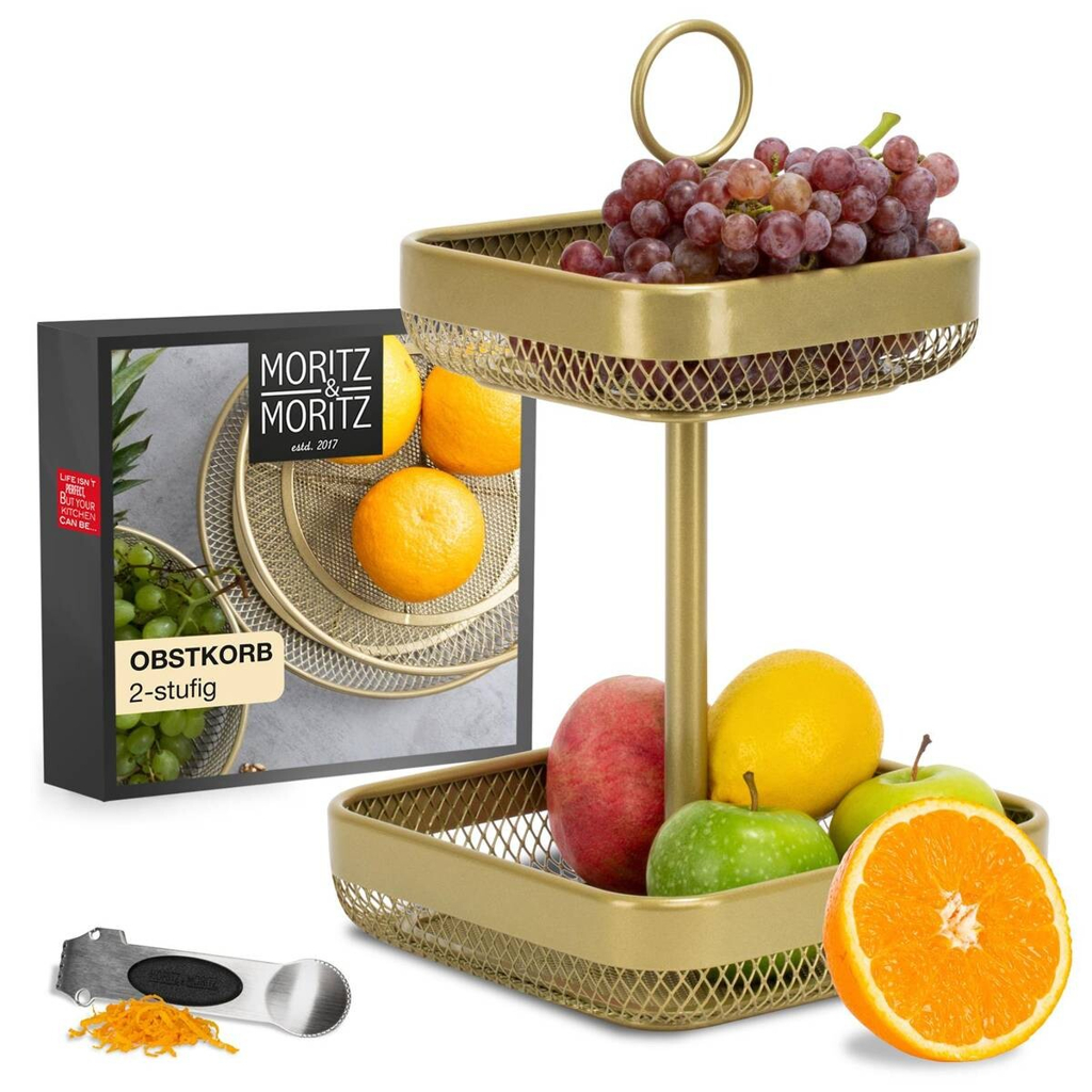 Moritz & Moritz Etagere gold Metall H: ca. 35,5 cm