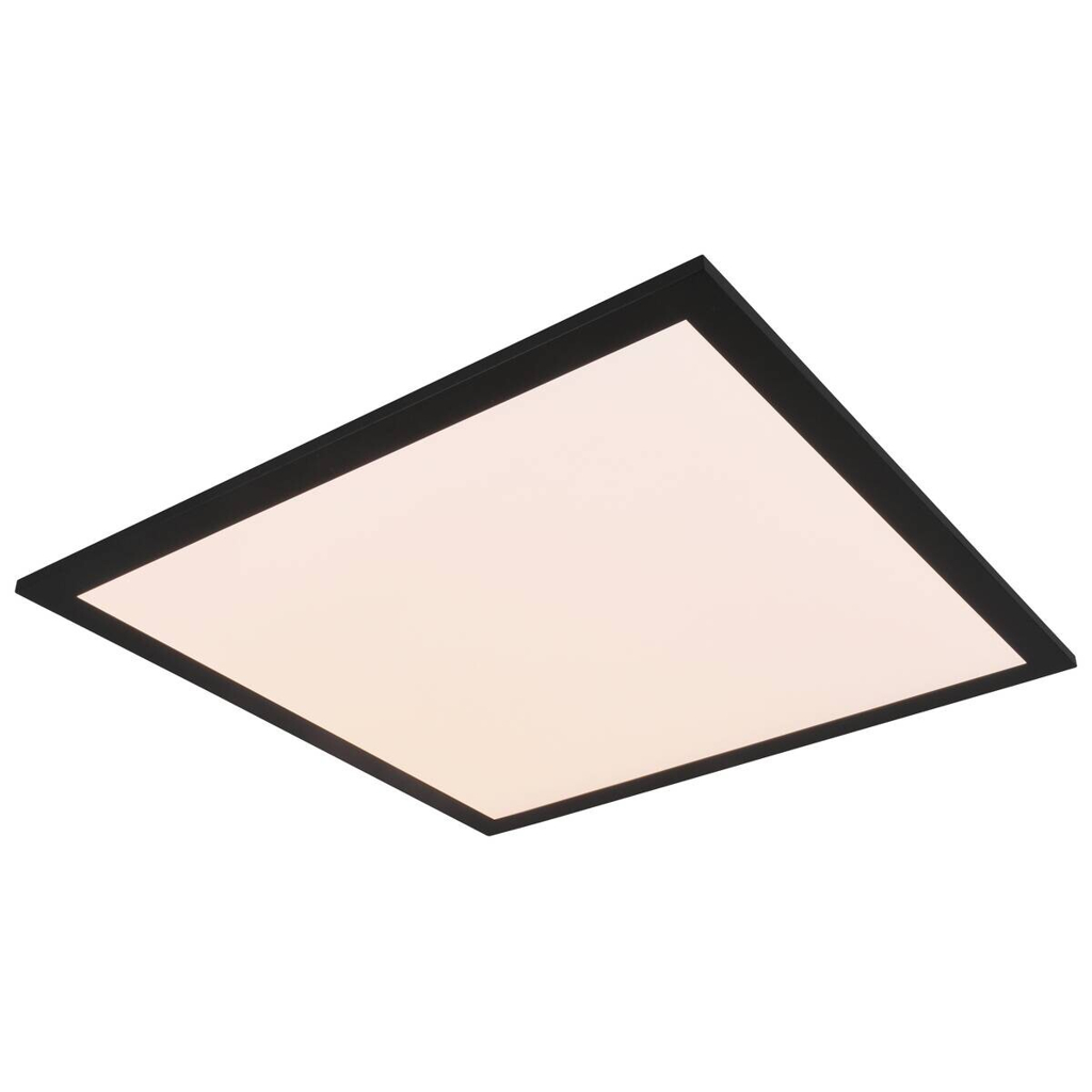 LED-Deckenleuchte schwarz Metall B/H/L: ca. 5x45x45 cm