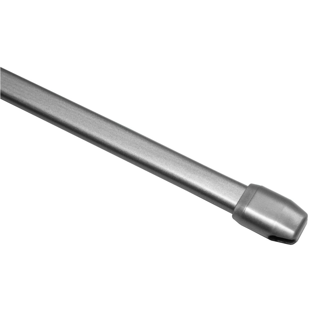 Boviva Vitragenstange silber Metall D: ca. 1,1 cm ausziehbar von ca. 60 bis 100 cm 1.0 Läufe