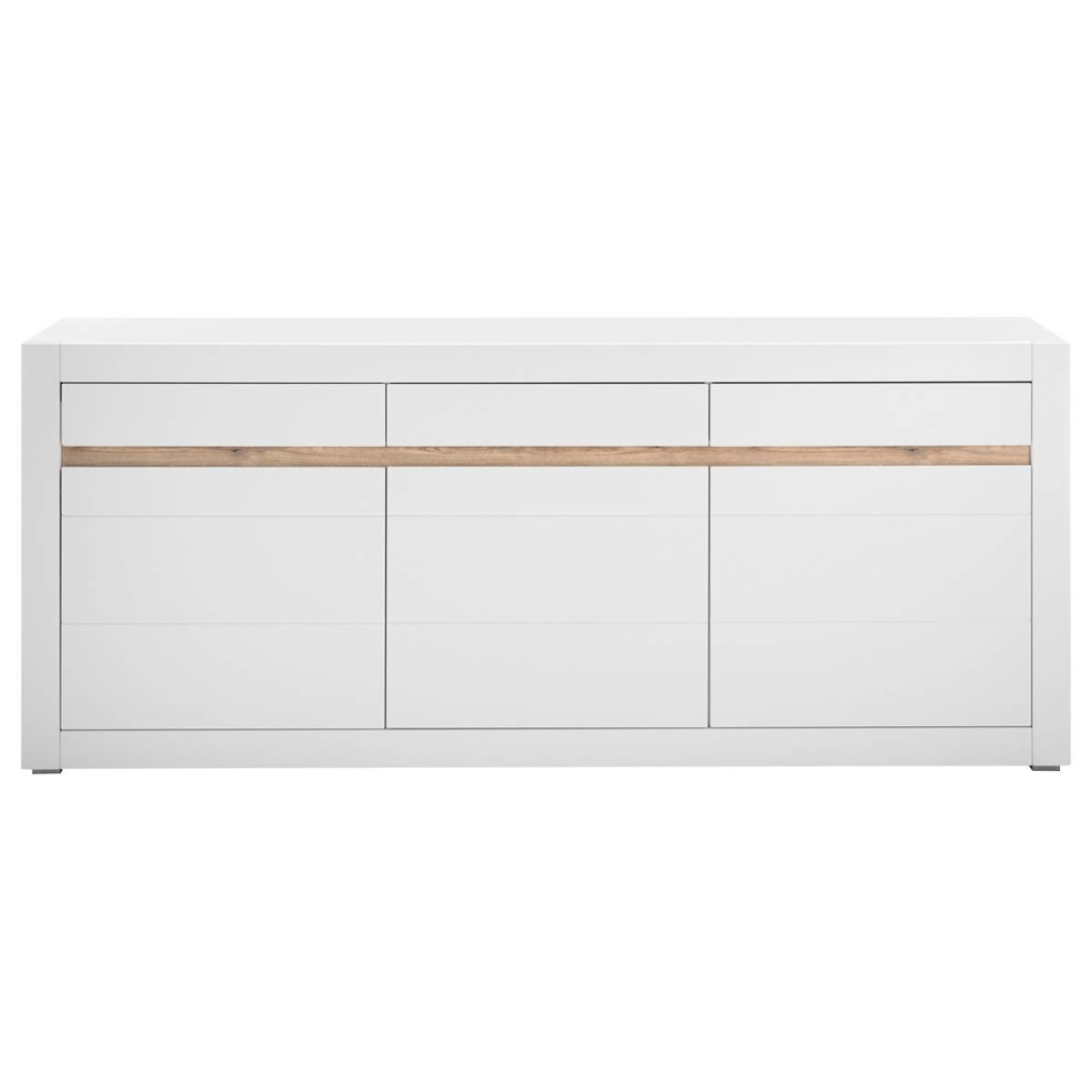 Sideboard Chester weiß matt B/H/T: ca. 217x90x42 cm