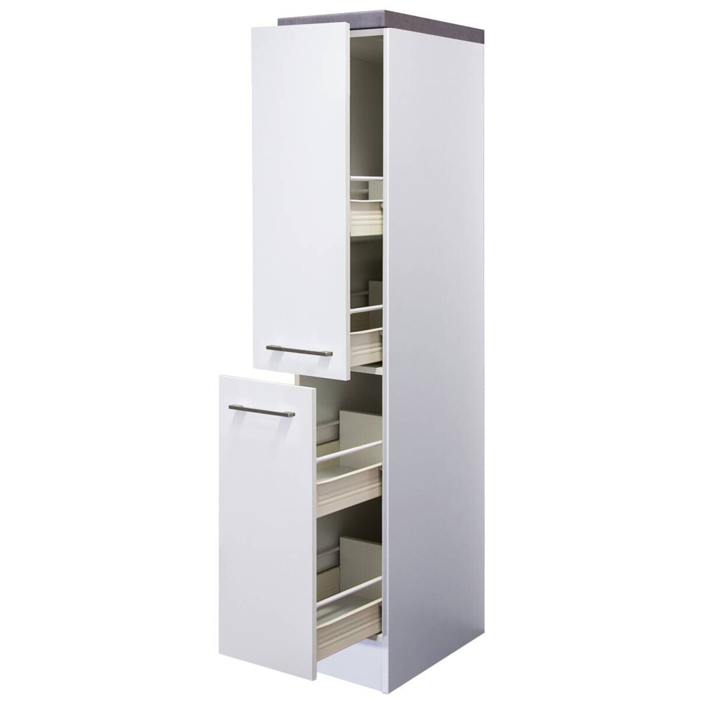 Apothekerschrank Vita weiß matt B/H/T: ca. 30x162x60 cm