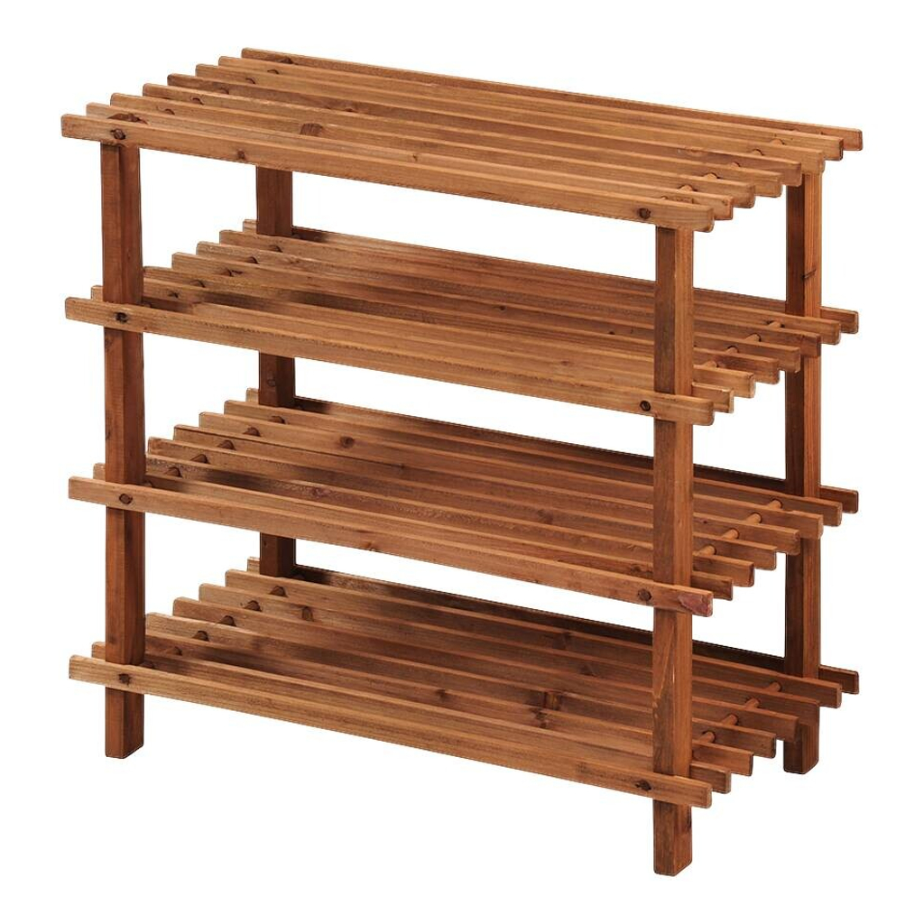 Kesper Schuhregal natur Holz B/H/L: ca. 26x52x54 cm