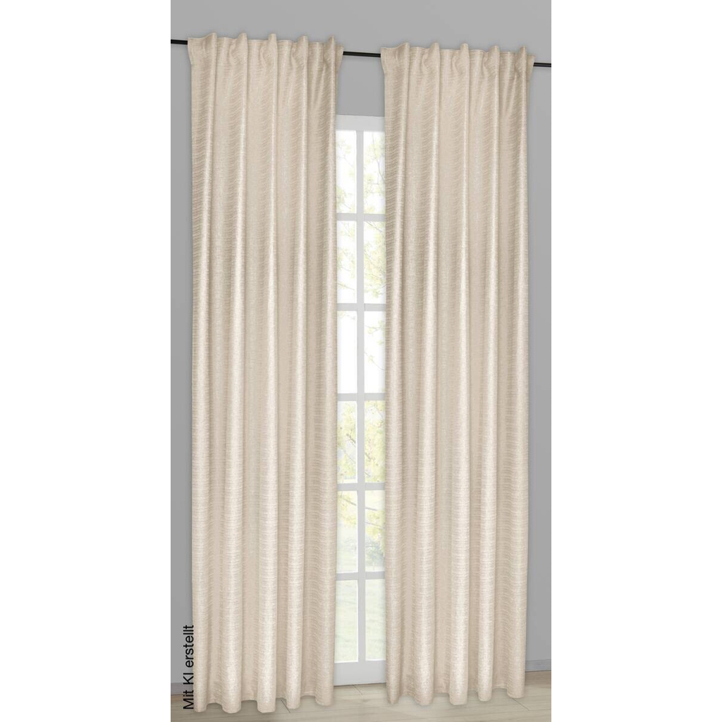 silver edition Kombivorhang Susan beige B/L: ca. 140x245 cm