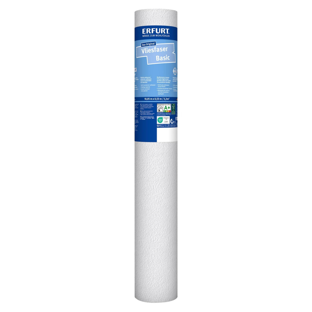 Erfurt Vliestapete Basic 102 weiß B/L: ca. 53x1005 cm