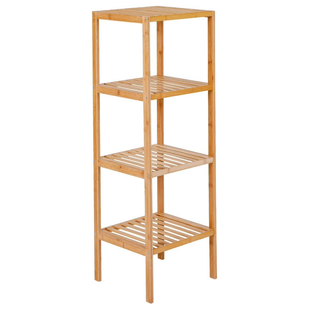 Bambusregal natur Holz B/H/T: ca. 36x114x36 cm