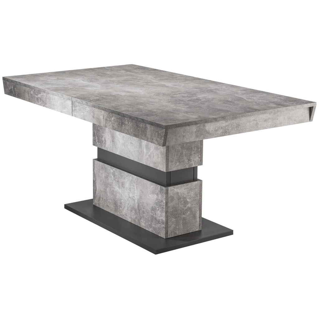 Tisch MATTHEW Beton Optik anthrazit B/H/T: ca. 160x75x90 cm