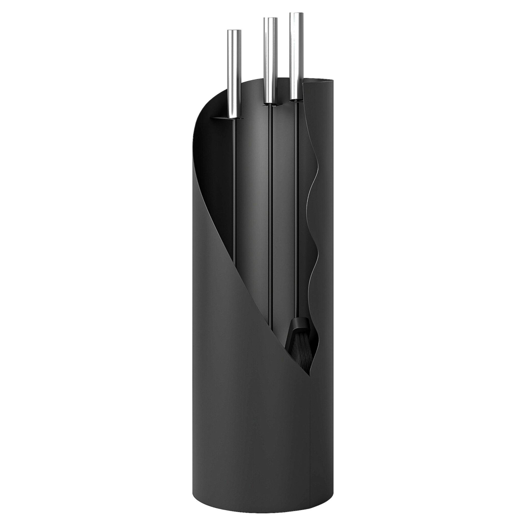 Outsunny Kaminbesteck schwarz B/H/L: ca. 20x65x20 cm