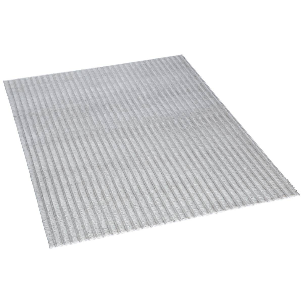 Fellimitat Stripy grau B/L: ca. 200x280 cm