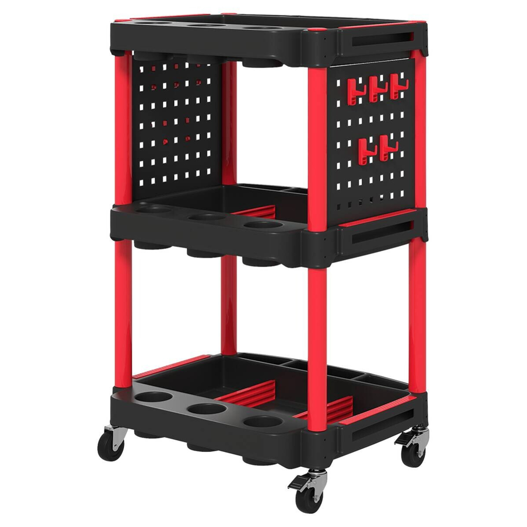 Werkstattwagen schwarz B/H/L: ca. 47,5x89x56,5 cm