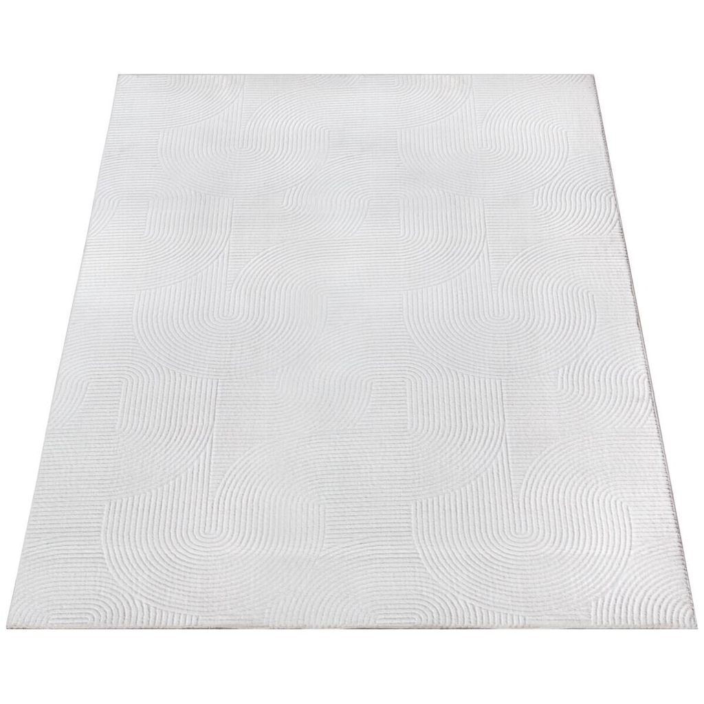 Dinarsu Teppich Stilo offwhite B/L: ca. 140x200 cm
